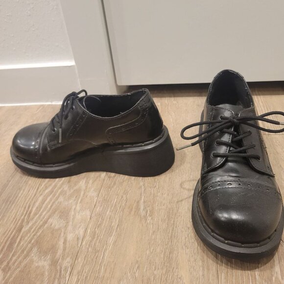 Dr Martens 3A31 platform wedge vintage england brogue boots - Picture 3 of 8